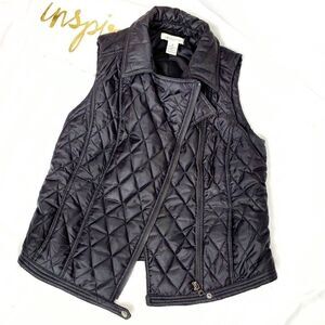 Liz Claiborne Quilted Puffer Zip Vest